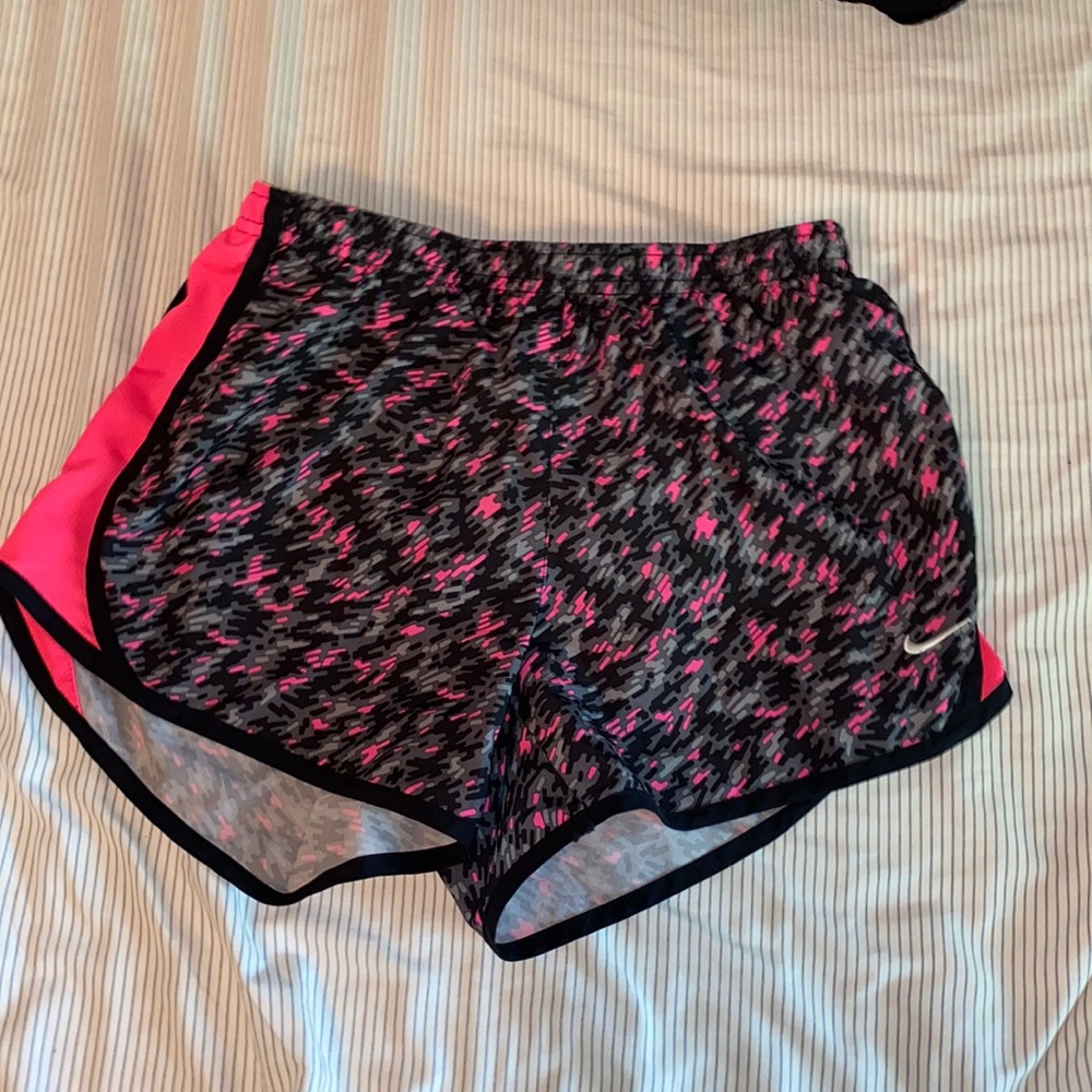 Nike kids Dri-Fit Pink and Grey Shorts